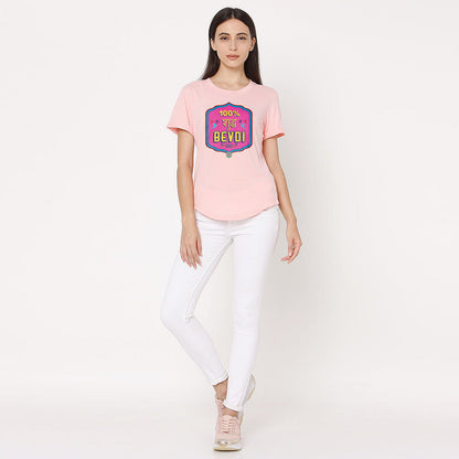 Funny Workout Tshirt For Women  - Shudh Bevdi Nutcase