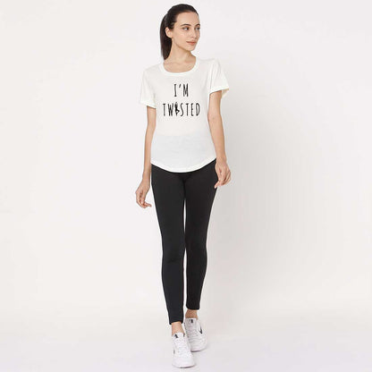 Nutcase yoga tshirts funny tees  - I'm Twisted Nutcase