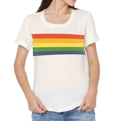 Nutcase LBGTQ Pride Tshirt For Women  - Rainbow Nutcase