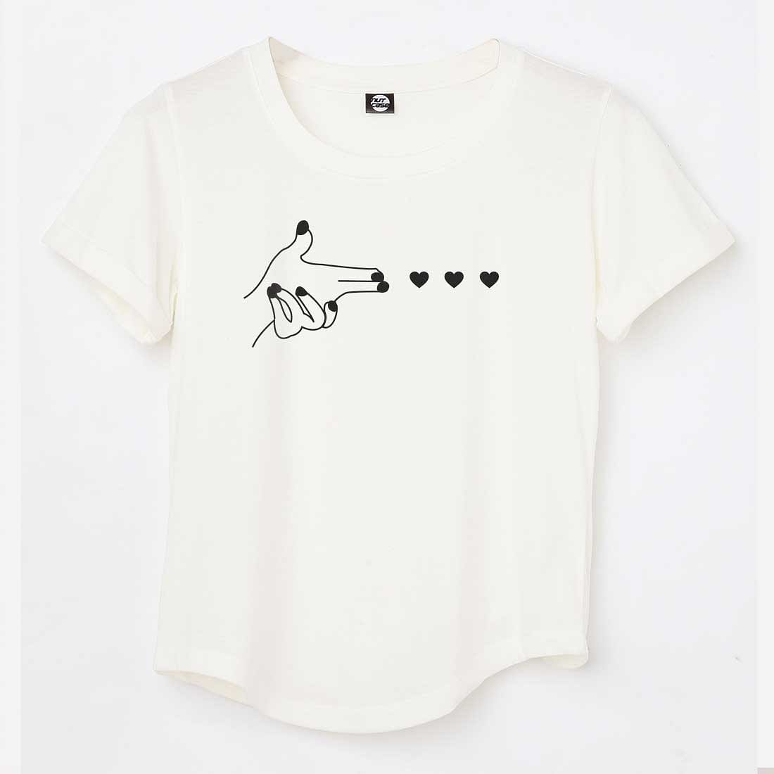 Hand Gun Korean Finger Heart K-pop T Shirt Nutcase