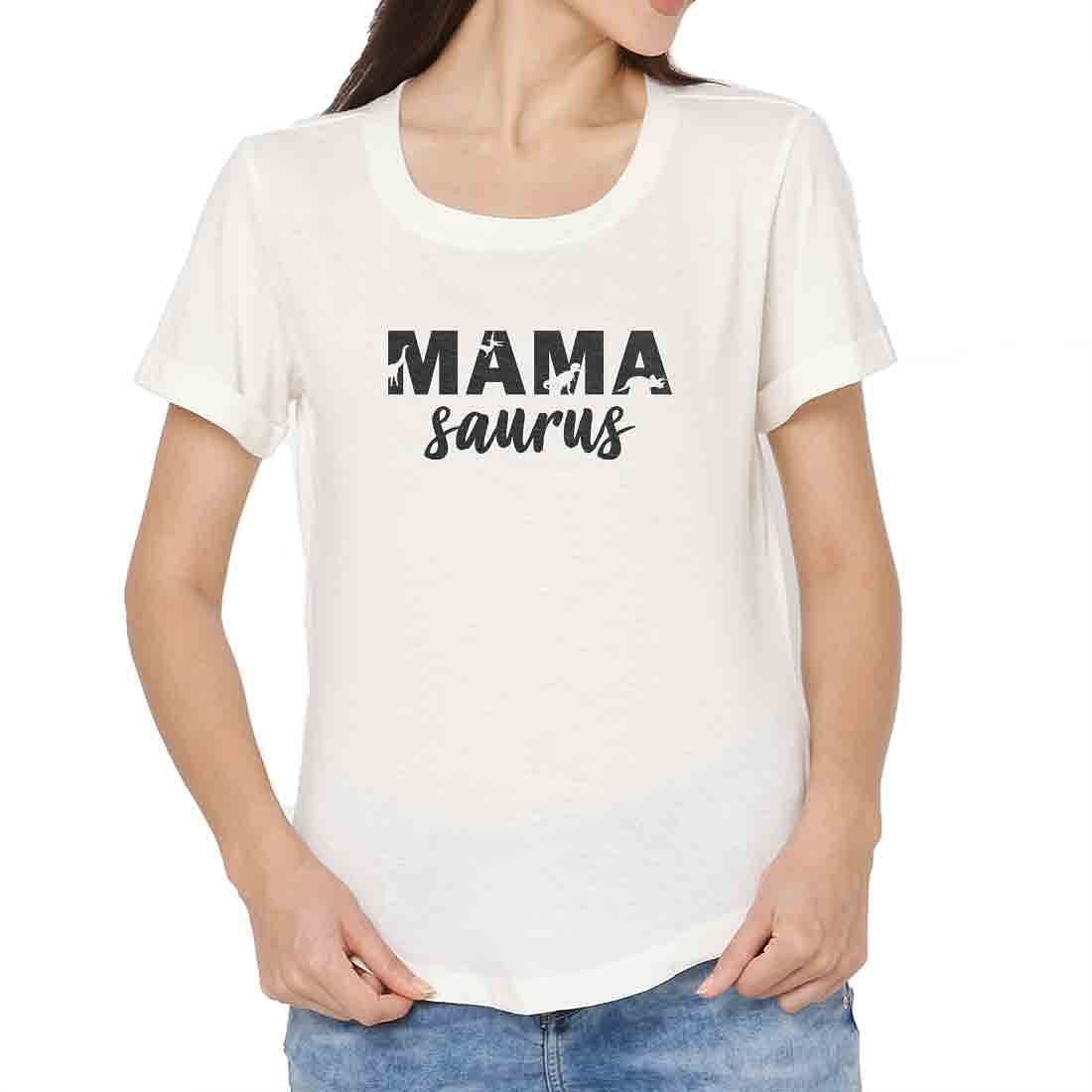 Workout Tshirt For Women  - Mama Saurus Nutcase