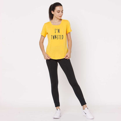 Nutcase yoga tshirts funny tees  - I'm Twisted Nutcase