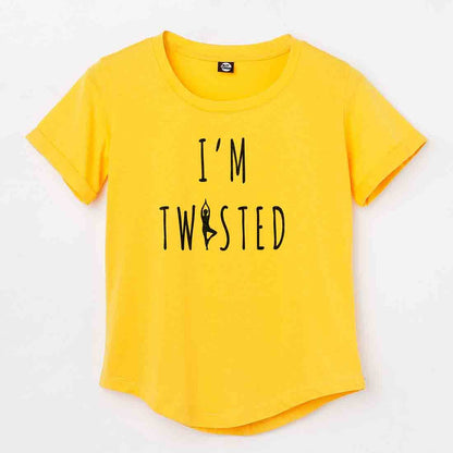 Nutcase yoga tshirts funny tees  - I'm Twisted Nutcase