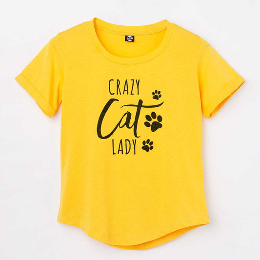 Love Cat T shirt For Women  - Crazy Cat Lady Nutcase