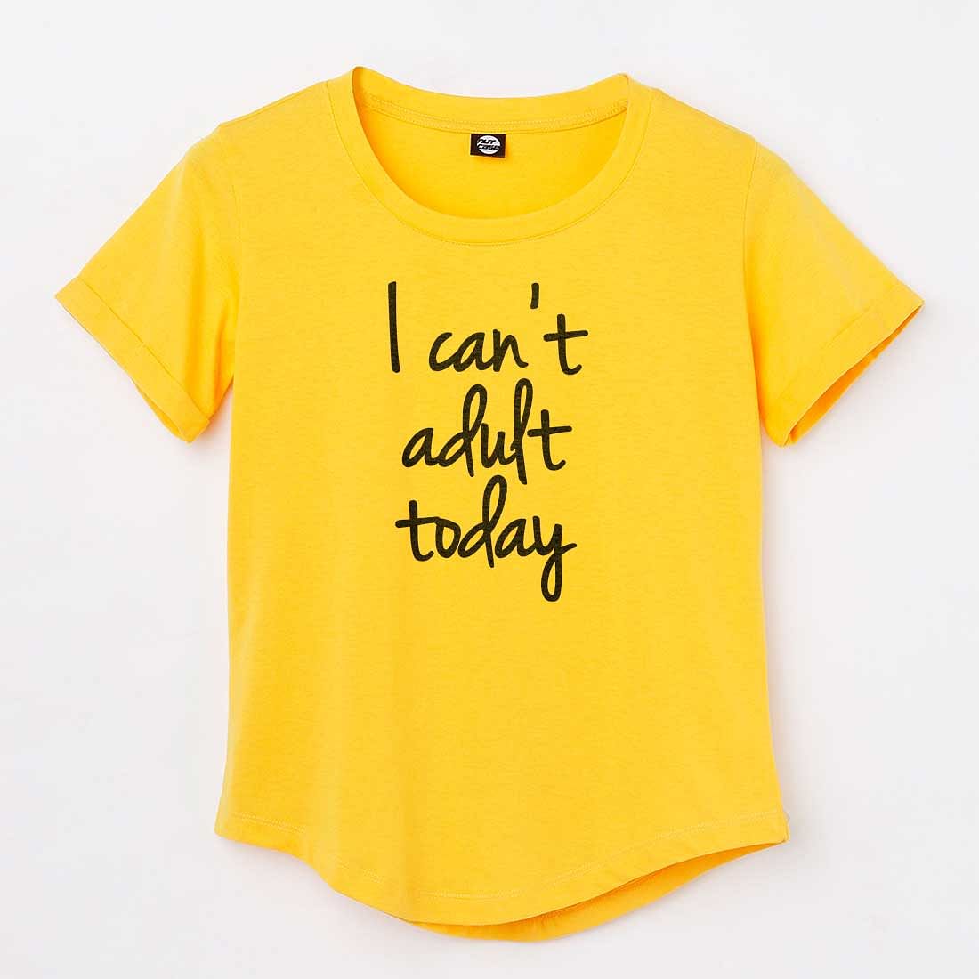 Basic Tshirt For Women  - I Can't Adult Today Nutcase