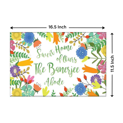 Sweet Personalize Door Name Plate - Sweet Home