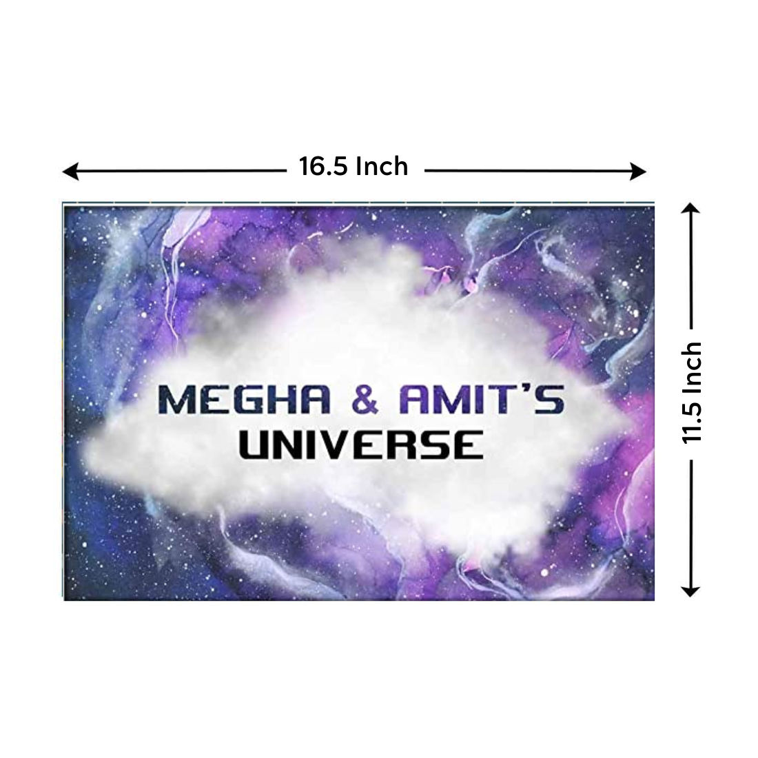 Customized Door Name Plate - Space Universe Galaxy