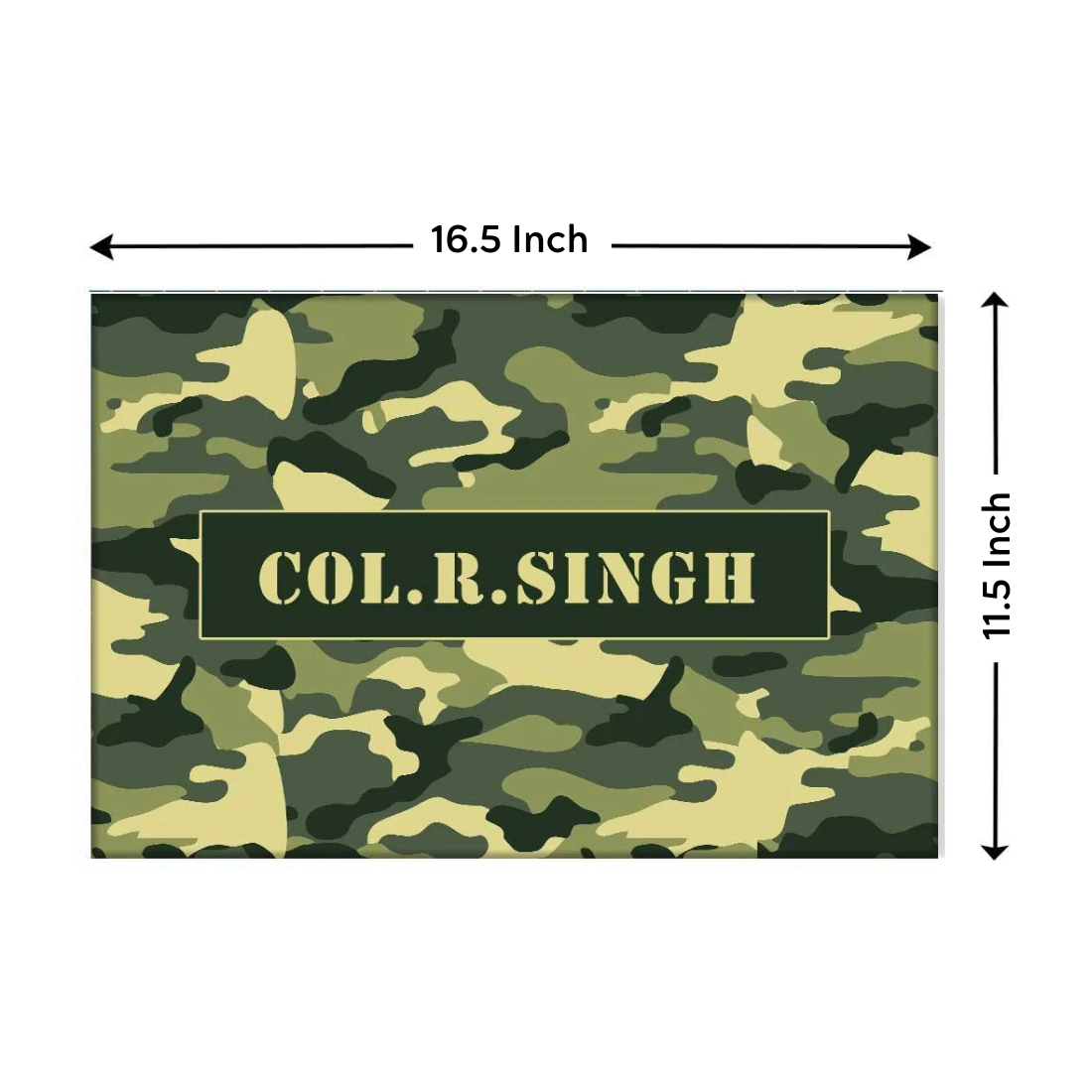 Personalized Nameplate for Door  - Army Military Home