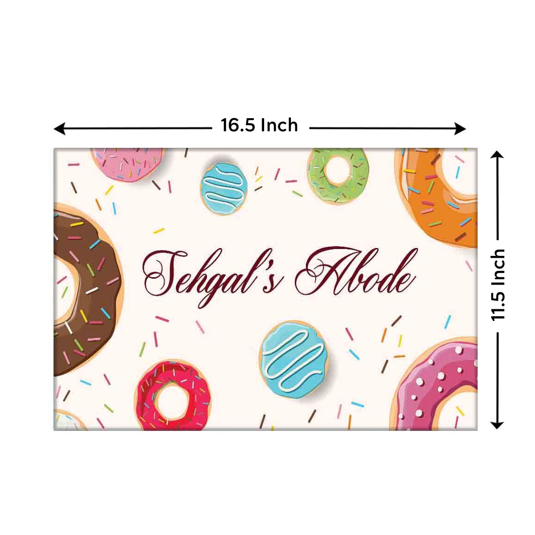 Cute Personalize Name Plate - Donuts