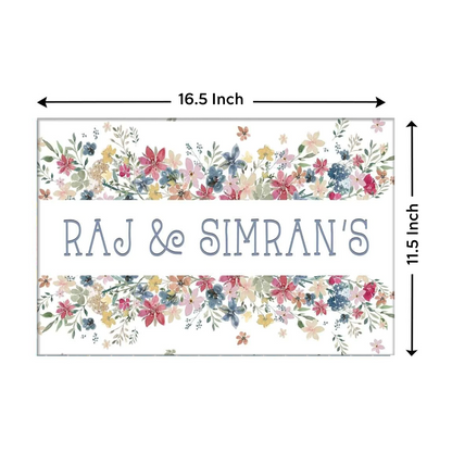 Couples Custom Door Name Plate - Couples Home