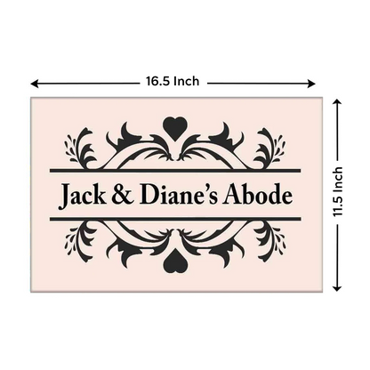 Personalized Nameplate for House -Classic