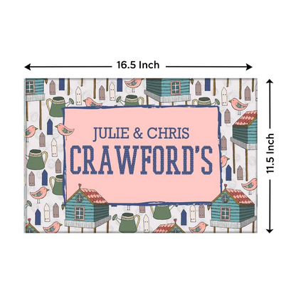 Customized Name Plate Door Sign - Cute Homes