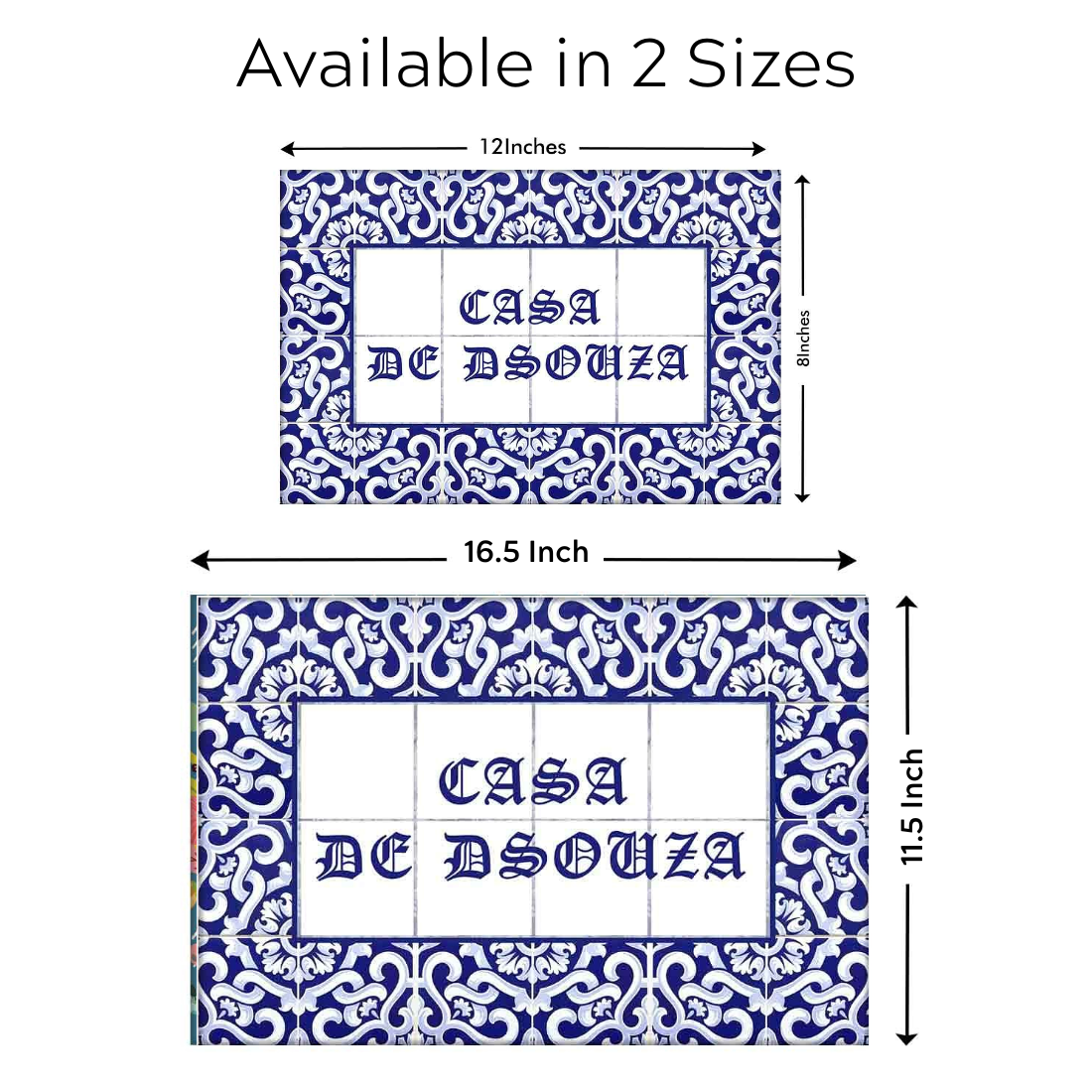 Personalize Door Nameplate for Home -Moroccan Villa