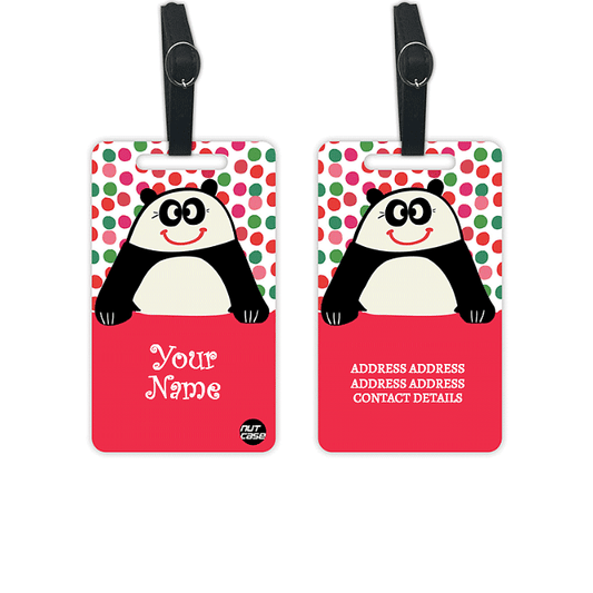 Cute Customized Luggage Tag for Kids - Add Your Name - Set of 2 Nutcase