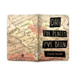 Personalized Passport Cover with Name -  OH THE PLACES I'VE BEEN - MAPS Nutcase