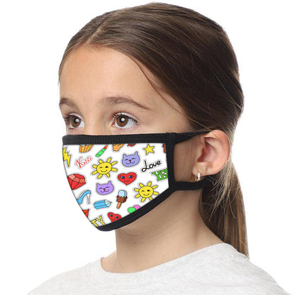 Kids Facemask - Set Of 2 -  Cool icons Nutcase