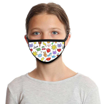 Kids Facemask - Set Of 2 -  Cool icons Nutcase