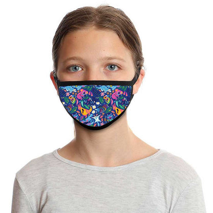 Kids Facemask - Set Of 2 -  Tasmanian Night Nutcase