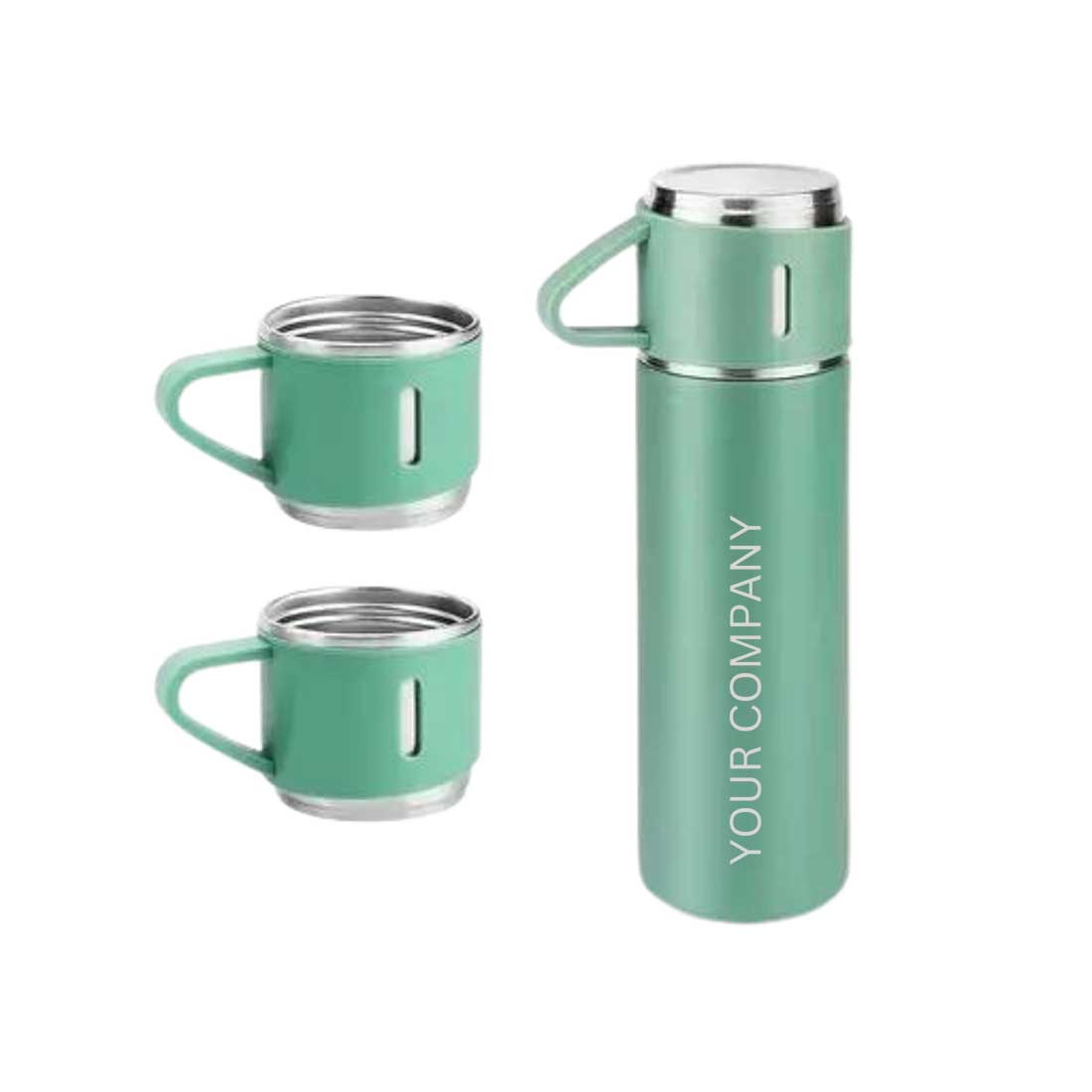 Buy Personalized Travel Mug Thermos With 2 Cups Corporate Nutcase