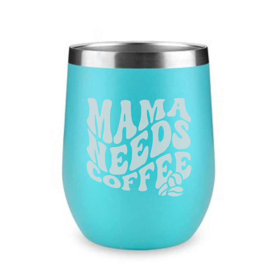 Mothers Day Gifts Designer Travel Coffee Mug With Lid Gift for Mom  - Mama Needs Coffee