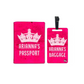 Custom Passport Cover for Girl - Pink Prinscess