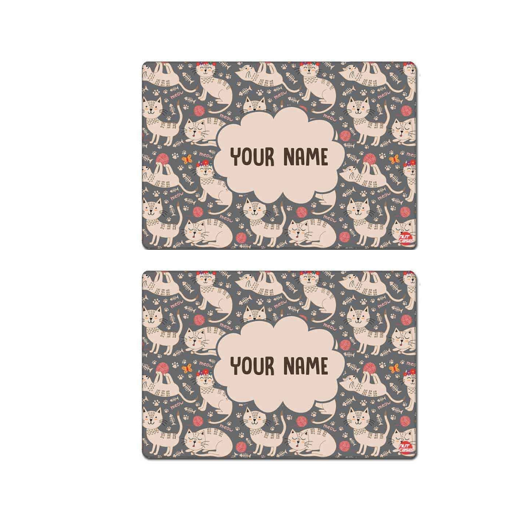 Personalized Table Mats Animal Theme Return Gifts for Kids  - Cute Cat