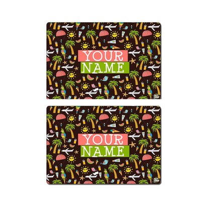 Kids Personalized Return Gifts for Birthday Party Table Mats - Summer Adventure