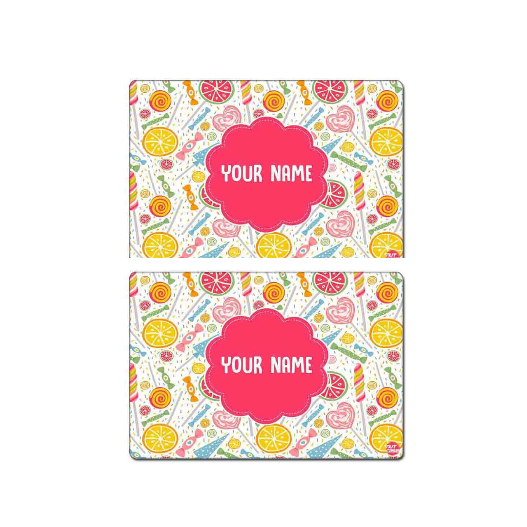 Customized Return Gifts for Birthday Personalized Tablemat Kids - Candy