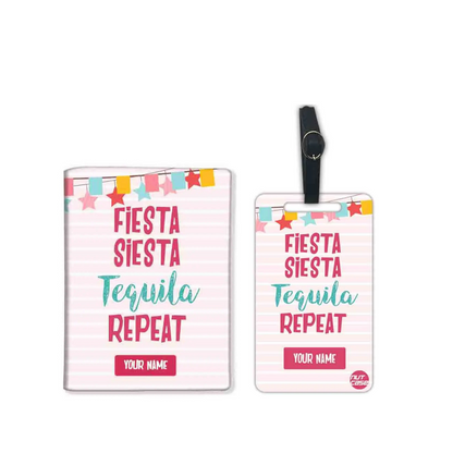 Cool Personalized Passport Cover -  Fiesta Siesta