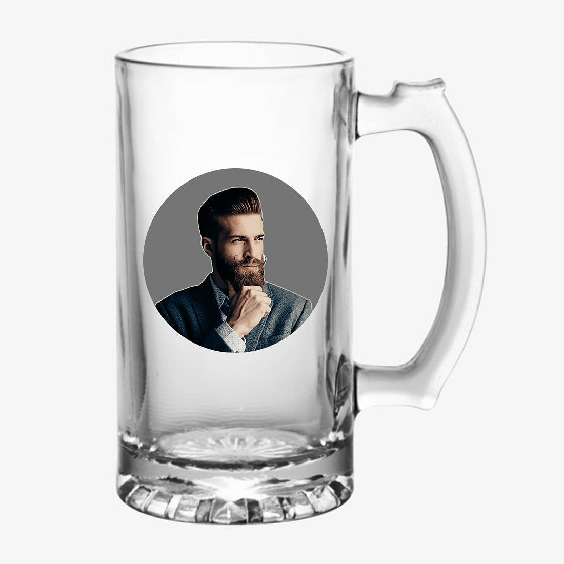 Customized Beer Mug Glass - Add Your Photo nutcaseshop
