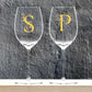 Customized Wine Glasses for Couples Anniversary Gift Ideas for Couples - Monogram