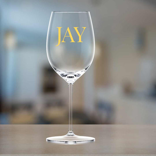 Personalised Wine Glasses for White/Red Wine Anniversary Gifts - Vino
