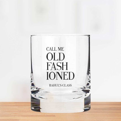 Classic Customized Whiskey Glass -Perfect Gift for Boyfriend Husband - Old Fashioned