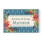 Classy Personalized Name Plate - Floral Vibes Nutcase