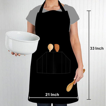 Custom Cooking Apron for Women With Add Your Text - Spoon Nutcase