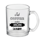Mom's Coffee Glass Mug - Sikandar Nutcase