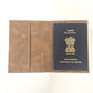Beautiful Personalized Passport Cover -  TRAVEL ADDICT BLUE Nutcase