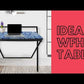 Foldable Laptop Table for Bedroom Work Desk - Spanish