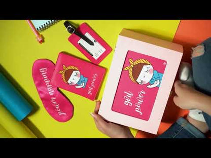 Pink Gift Boxes For Girls Birthday Gift Boxes PU Leather - Girl Power